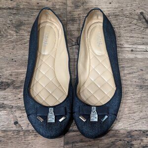 Michael Kors Denim Flats Size 9